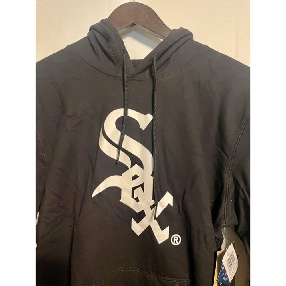 MLB Chicago White Sox Medium Hoody Sweater Men's NEW WITH TAGS - Picture 2 of 6